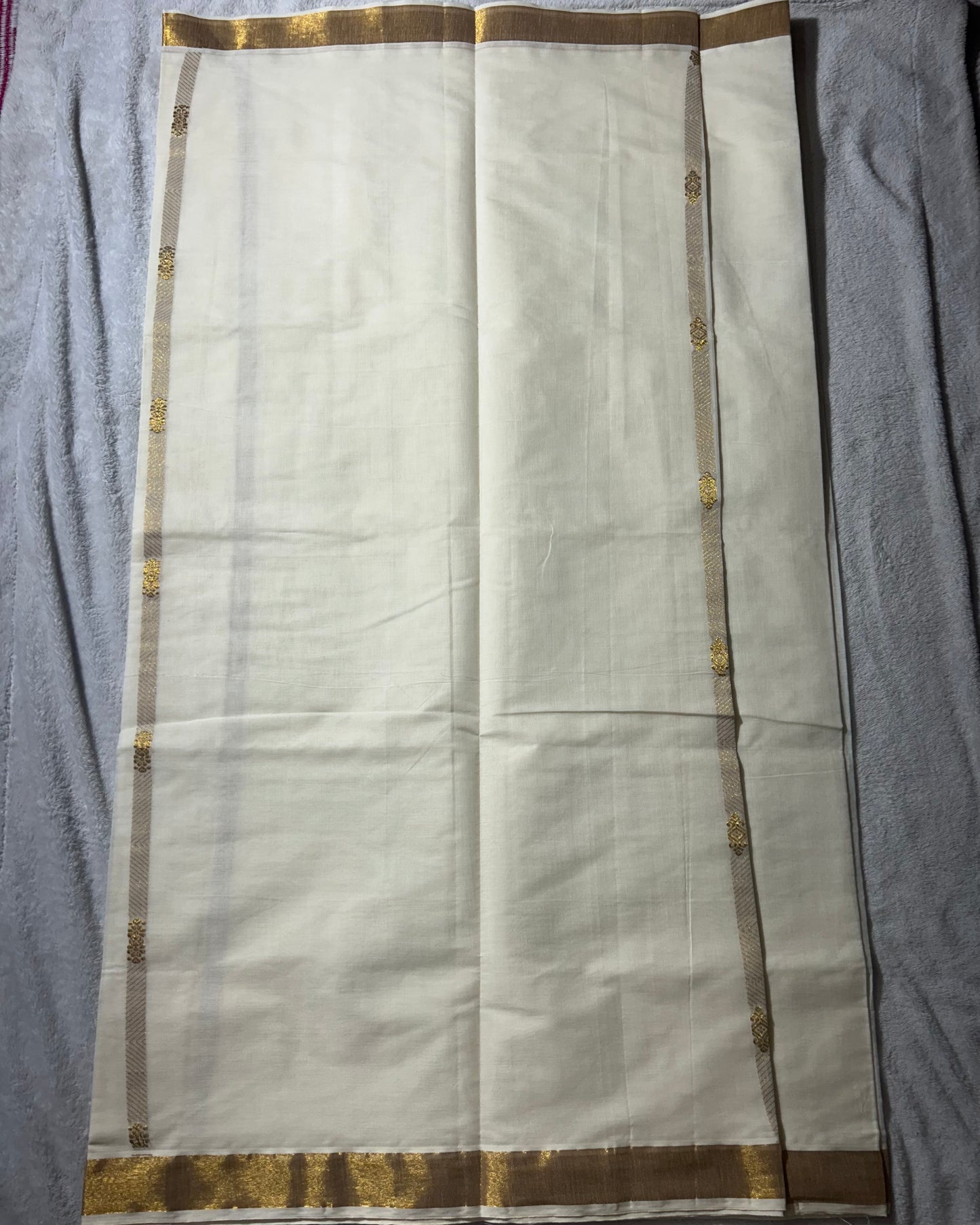 Onam special collection Kerala saree with Rich Pallu with Mango design and with blouse